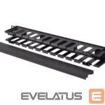 Kitos prekės Lanberg  19" Cable managmement 1U, Type A, Plastic, Black | 