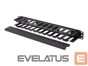 Citas preces Lanberg  19" Cable managmement 1U, Type A, Plastic, Black | 