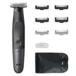 Matu trimmeris Braun  | Face and Body Hair trimmer | XT5200 Series X | Cordless | Wet & Dry | Black/Silver 
