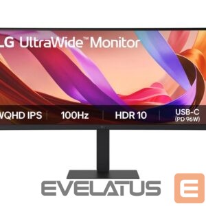 Monitorid LG  34U650A-B | 34 " | IPS | 21:9 | 100 Hz | 5 ms | 3440 x 1440 pixels | 300 cd/m² | HDMI ports quantity 2 