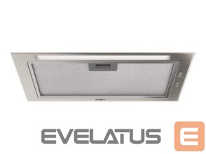 Įmontuotas gartraukis Whirlpool  WCTH 63F LEB X Hood, Built-in, Width 51.4 cm, B, Max 435 m³/h, LED, Stainless steel | 