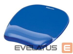 Kompiuterio pelė Fellowes  Mouse pad with wrist support CRYSTAL, blue 