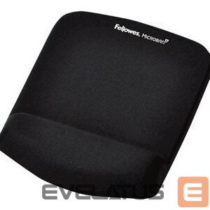 Datora pele Fellowes  Mouse pad with wrist support PlushTouch, black 