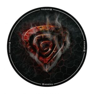 Datoru krēsli / galdi Genesis  Floor Mat | Black 