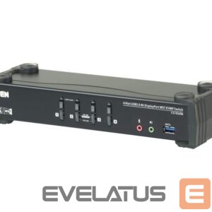 Server – muud tarvikud Aten  | 4-Port USB3.0 4K DisplayPort KVMP Switch with Built-in MST Hub | CS1924M 