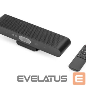 Veebikaamera Digitus  4K All-in-One Video Bar Mini – Video Conference System, Black/Gray 