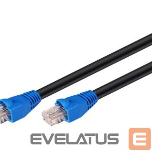 Kabelis Goobay  CAT 6 Outdoor Patch Cable, U/UTP, 40 m, Black 