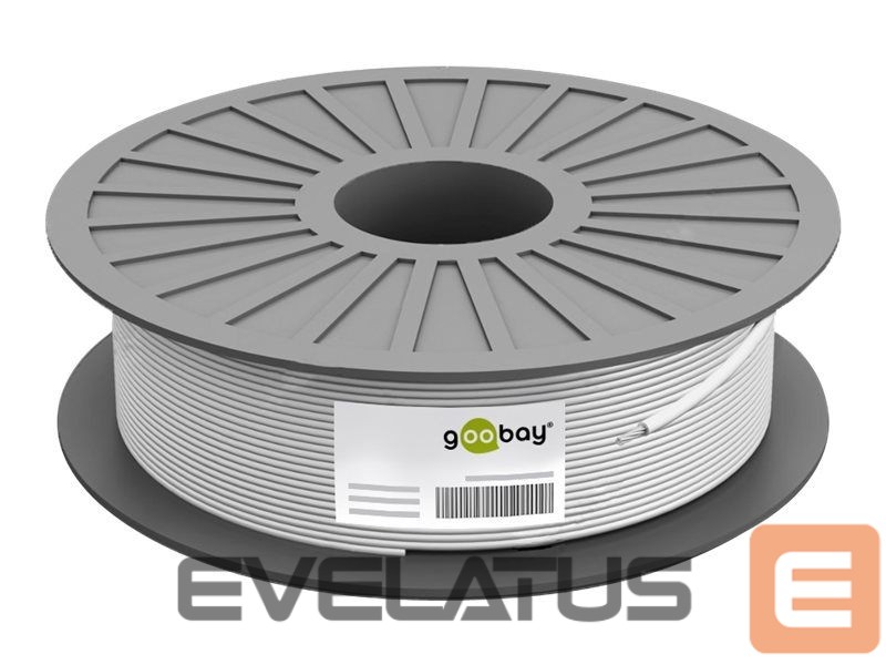 Converter Goobay CAT 6 network cable, U/UTP, 100 m, Black