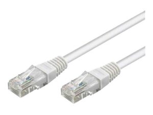 Adapteris Goobay  Patch Cable | 68637 CAT 6 U/UTP | PVC AWG 24/7 | Cable length: 5 m | White 