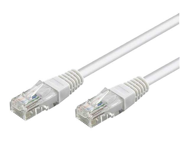 Üleminek Goobay Patch Cable | 68637 CAT 6 U/UTP | PVC AWG 24/7 | Cable length: 5 m | White