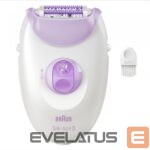 Epilators Braun  Epilator | SE3-000 Silk épil 3 | Number of power levels 2 | White/Purple 