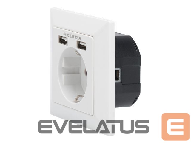 Server - Other Accessories Digitus Safety socket for flush mounting with 2 USB ports | DA-70613