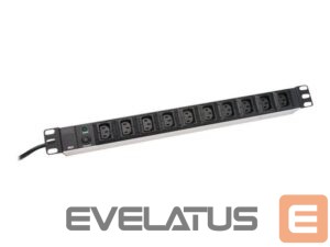 Circuit breaker Digitus  Aluminum outlet strip, IEC C14 plug | DN-95404 | Sockets quantity 10 