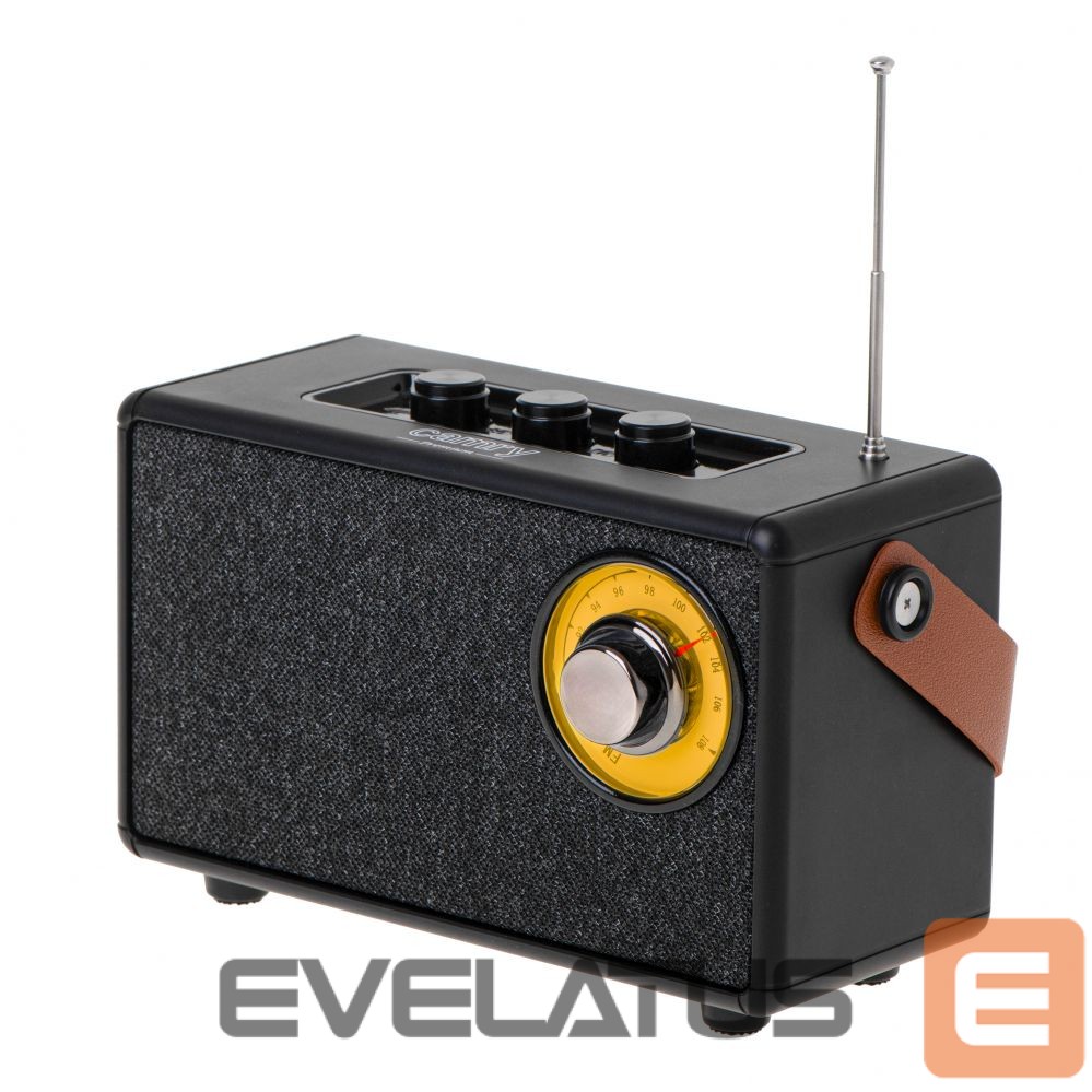Arvutikõlarid Camry Speaker with radio | CR 1902 B | 5 W | Bluetooth | Black | Wireless connection
