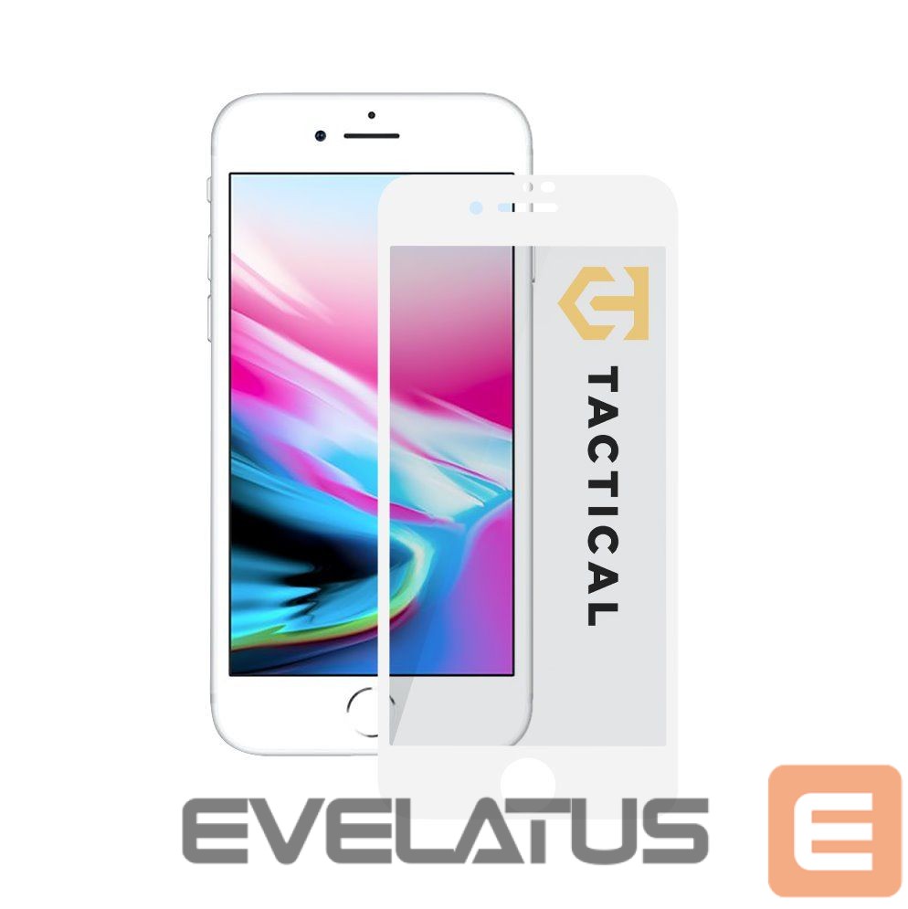 Protective glass Tactical - Tactical Glass Shield 5D for Apple iPhone 7/8/SE2020/SE2022 White