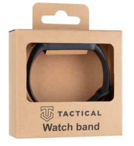 Strap Tactical - Tactical 661 Silicone Band for Xiaomi Mi Band 5/6 Black 