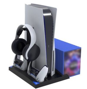 Kitas kompiuterio priedas iPega  iPega P5013 Charger and Cooling Station for PS5 and PS5 Controller Black 