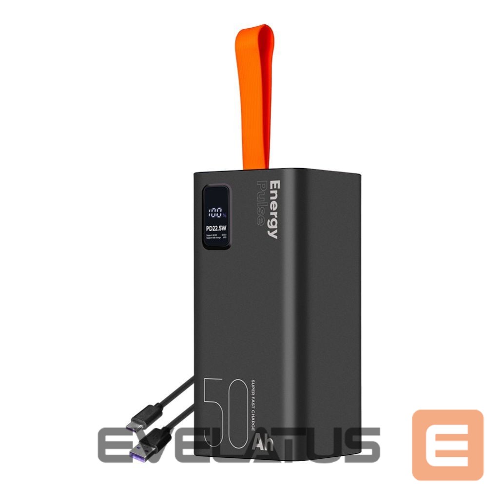 Väline aku iLike EnergyPulse Powerbank 50000mAh 22.5W Black