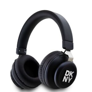 Wireless headphones DKNY  PU Leather Stack Logo Wireless Headphone Black