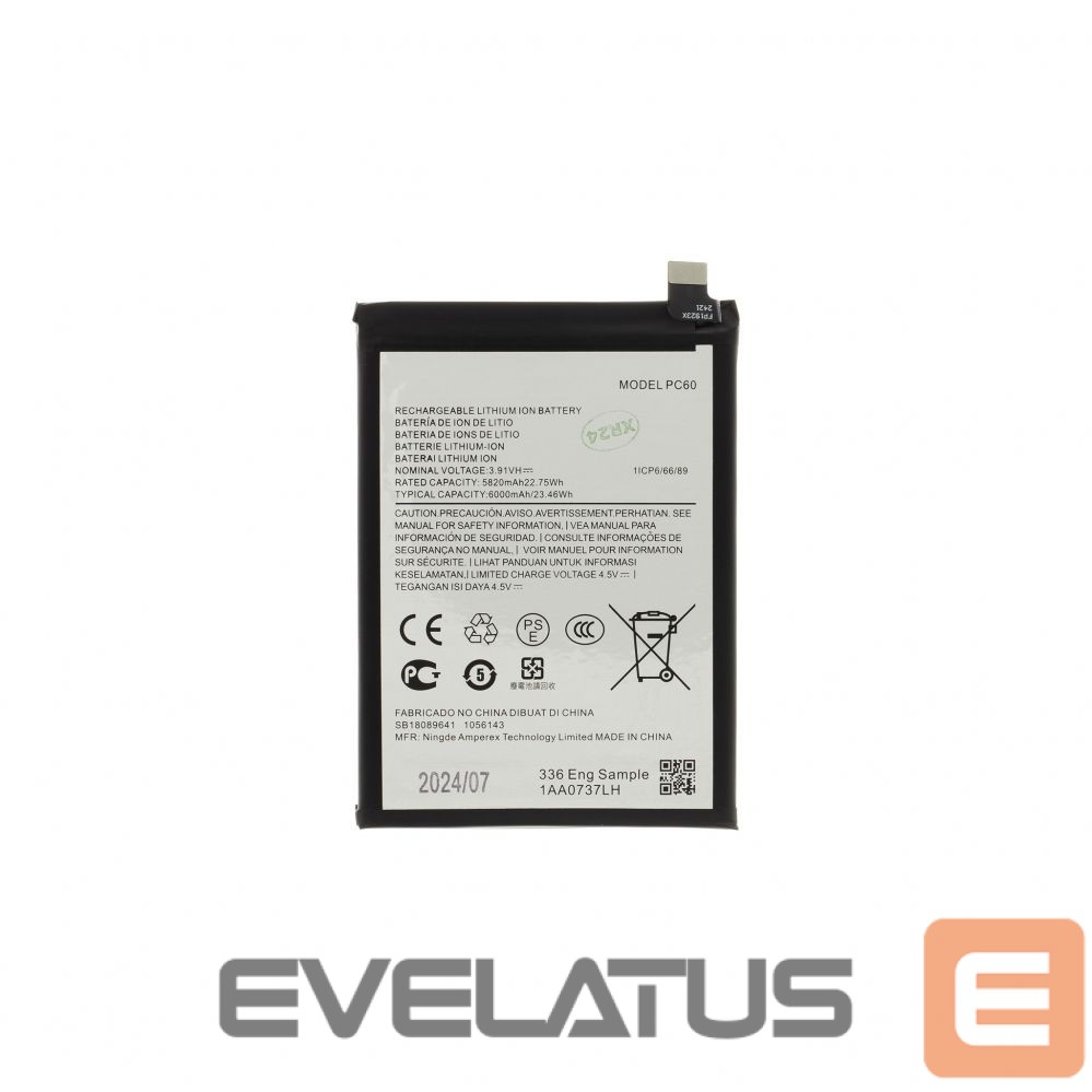 Teine toode - PC60 Battery for Motorola 6000mAh (OEM)