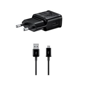 Adapter Samsung  EP-TA200EBE + ECB-DU4EBE Samsung 15W Travel Charger + microUSB Data Cable Black (OOB Bulk)