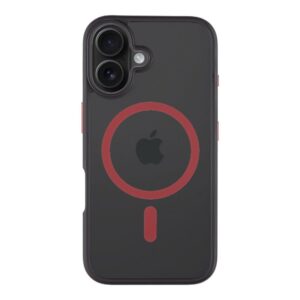 Tagakaaned Tactical - Tactical MagForce Hyperstealth 2.0 Cover for iPhone 16 Black/Red 
