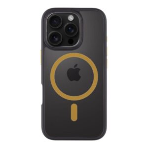 Tagakaaned Tactical - Tactical MagForce Hyperstealth 2.0 Cover for iPhone 16 Pro Black/Yellow 