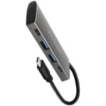 Converter Axagon  AXAGON HMC-4G2 2x USB-A + 2x USB-C, USB-C 3.2 Gen 2 10Gbps hub, 13cm USB-C cable 