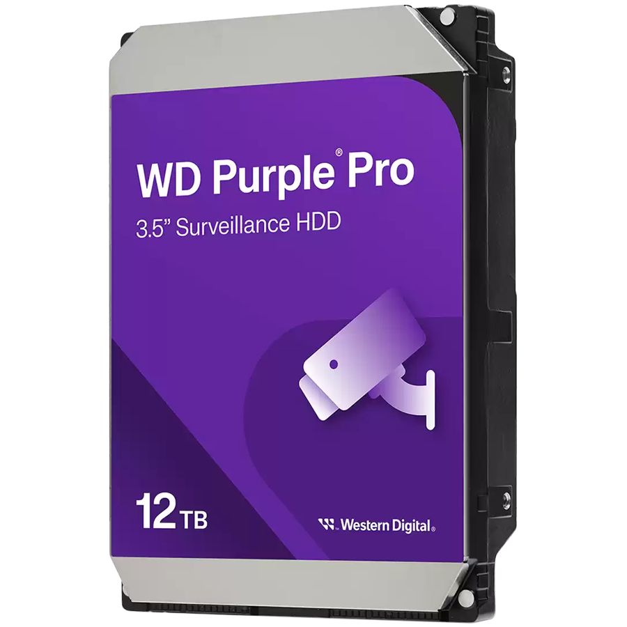 Kõvaketas HDD Western Digital HDD AV WD Purple Pro (3.5'', 12TB, 512MB, 7200 RPM, SATA 6 Gb/s)