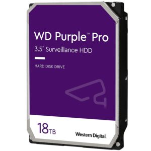Hard drive HDD Western Digital  HDD AV WD Purple Pro (3.5'', 18TB, 512MB, 7200 RPM, SATA 6 Gb/s) 