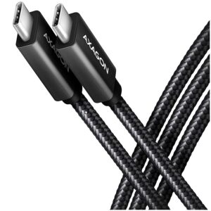 Cable Axagon  Axagon Data and charging USB 480Mbps cable length 1 m. PD 240W, 5A. Black braided. 
