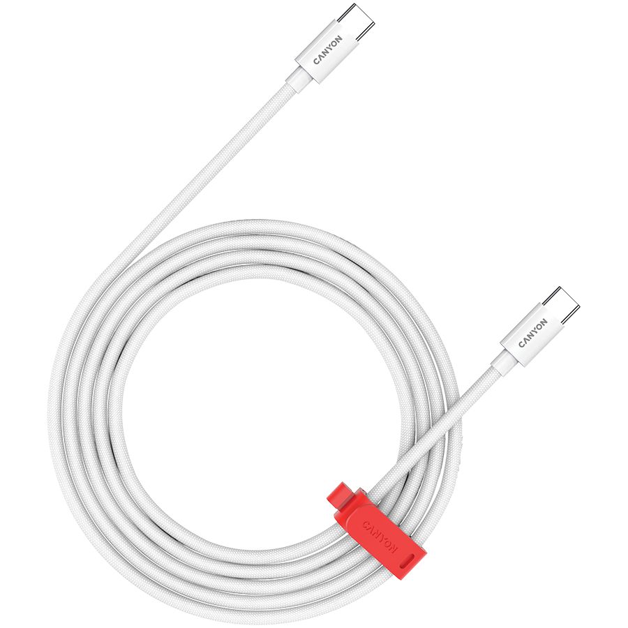Cable Canyon CANYON cable CC60AB C-C 60W Braided 1.2m White