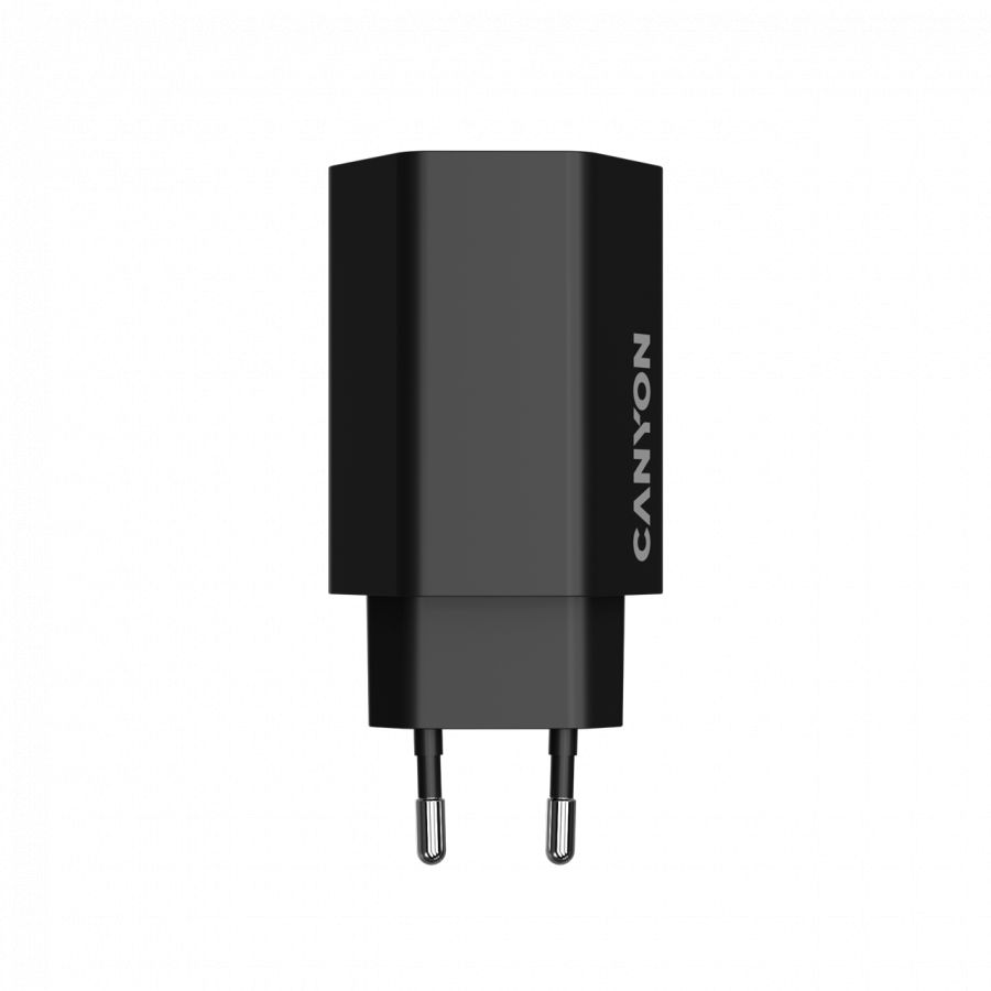 Adaptrid Canyon CANYON charger HEXAGON 65 GaN 65W 2xPD 1xQC EU Black