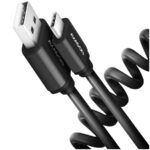 Кабель Axagon  Axagon Data and charging USB 2.0 cable lengh 0.6m. 3A. Black twisted. 