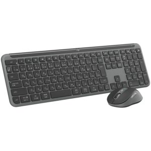 Computer keyboard Logitech  LOGITECH Signature Slim Combo MK950 for Business - GRAPHITE - US INT'L - 2.4GHZ/BT - INTNL-973 