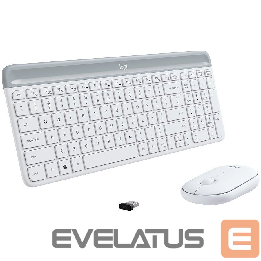 Computer keyboard Logitech LOGITECH MK470 Slim Wireless Combo - OFF-WHITE - US INT'L