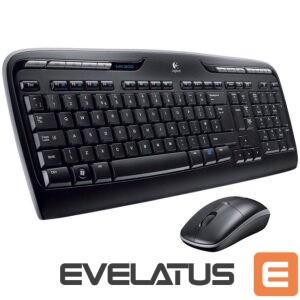 Computer keyboard Logitech  LOGITECH MK330 Wireless Combo - BLACK - NORDIC 