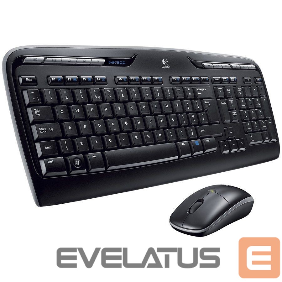 Computer keyboard Logitech LOGITECH MK330 Wireless Combo - BLACK - NORDIC