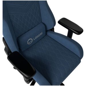 Computer chairs / desks LORGAR  LORGAR Ace 422, Gaming chair, Anti-stain durable fabric, 1.8 mm metal frame, multiblock mechanism, 4D armrests, 5 Star aluminium base, Class-4 gas lift, 75mm PU casters, Blue 