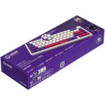 Arvuti klaviatuur LORGAR  LORGAR KBP70MW, Wireless 65% Mechanical Gaming Keyboard Pro, White, EN layout 