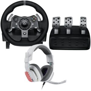 Gaming console Logitech  LOGITECH G920 Driving Force Racing Wheel + Astro A10 - WHITE 