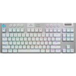 Datora tastatūra Logitech  LOGITECH G915 X LIGHTSPEED TKL Wireless Gaming Keyboard - WHITE - US INT'L - 2.4GHZ/BT  - EMEA28i-935 - TACTILE 