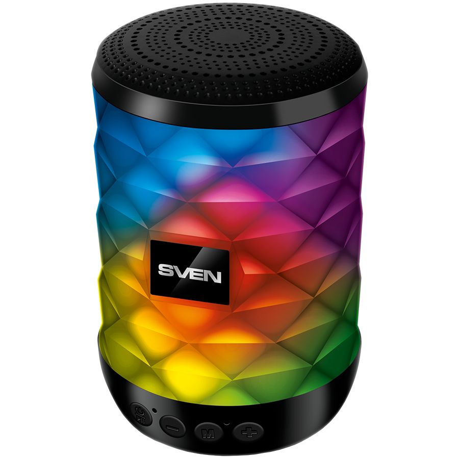 Juhtmevabad kõlarid Sven Speaker SVEN PS-55, black (5W, TWS, Bluetooth, FM, USB, microSD, 600mA*h)