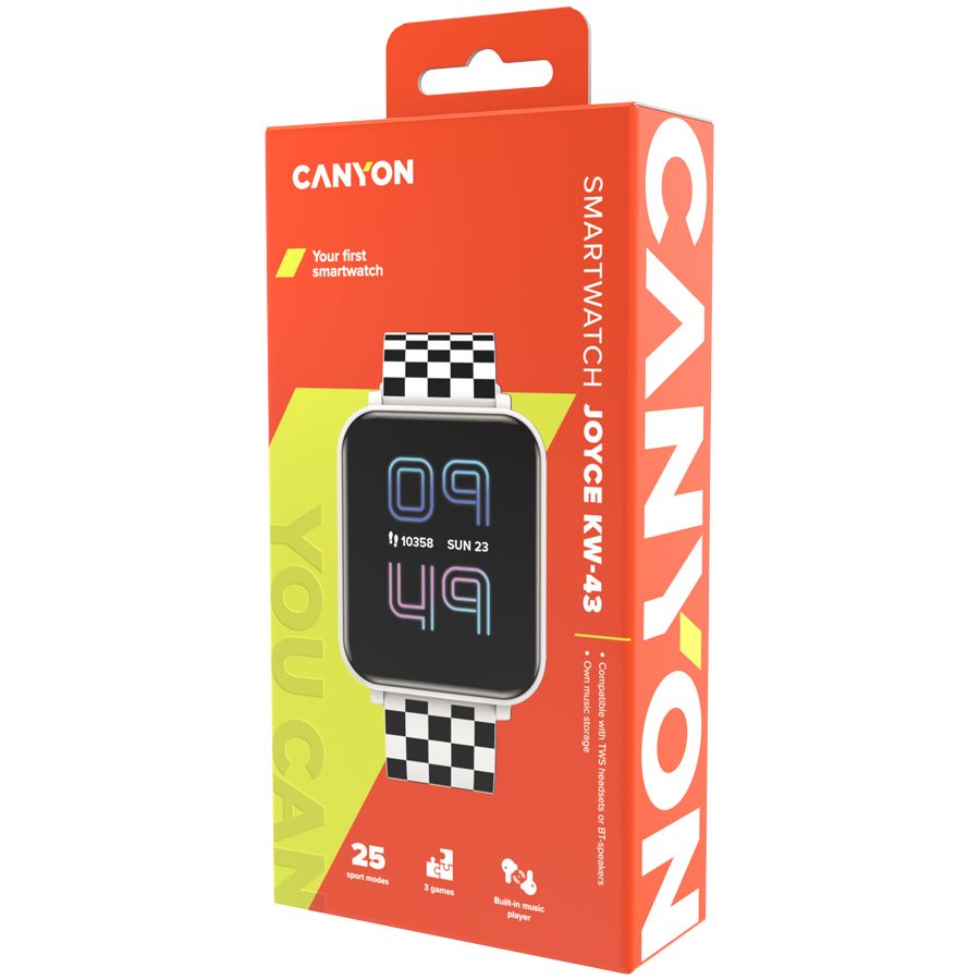 Nutikell Canyon CANYON kids watch Joyce KW-43 DUAL BT Music White