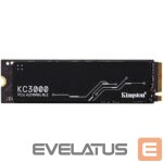 Kõvaketas SSD Kingston  Kingston KC3000 1024GB SSD, M.2 2280, PCIe 4.0 NVMe, Read/Write 7000/6000MB/s, Random Read/Write: 900K/1000K IOPS 