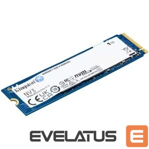 Kõvaketas SSD Kingston  Kingston 1TB NV3 SSD M.2 2280 PCIe 4.0 NVMe, Read: 6,000/ Write: 4,000MB/s 