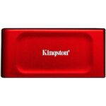Cietais disks SSD Kingston  Kingston SSD 2TB XS1000 Red External USB 3.2 Gen 2 Portable Solid State Drive 