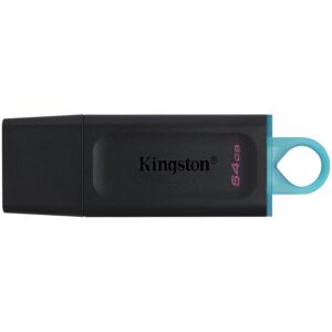 Converter Kingston  Kingston  64GB Portable USB 3.2 Gen 1 DataTraveler Exodia S (Black/Black) 