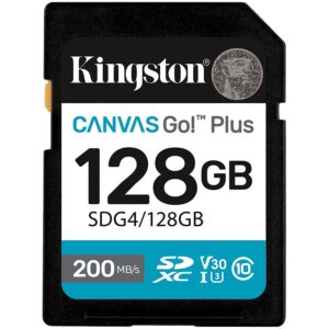 Cable Kingston  KINGSTON 128GB SDXC Canvas Go Plus Gen4 200MB/s C10 UHS-I U3 V30 