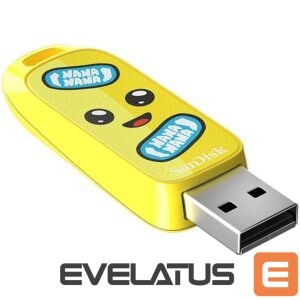 Converter SanDisk  SANDISK USB 3.2,Ingot Type-A,130MB/s,Fortnite Peely Edition,4x6 Box with Windowr,Global 